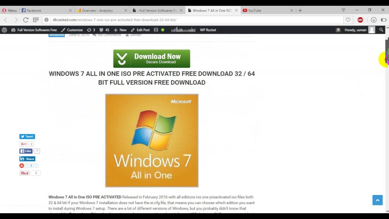 Windows 7 64 Bit Activated Iso